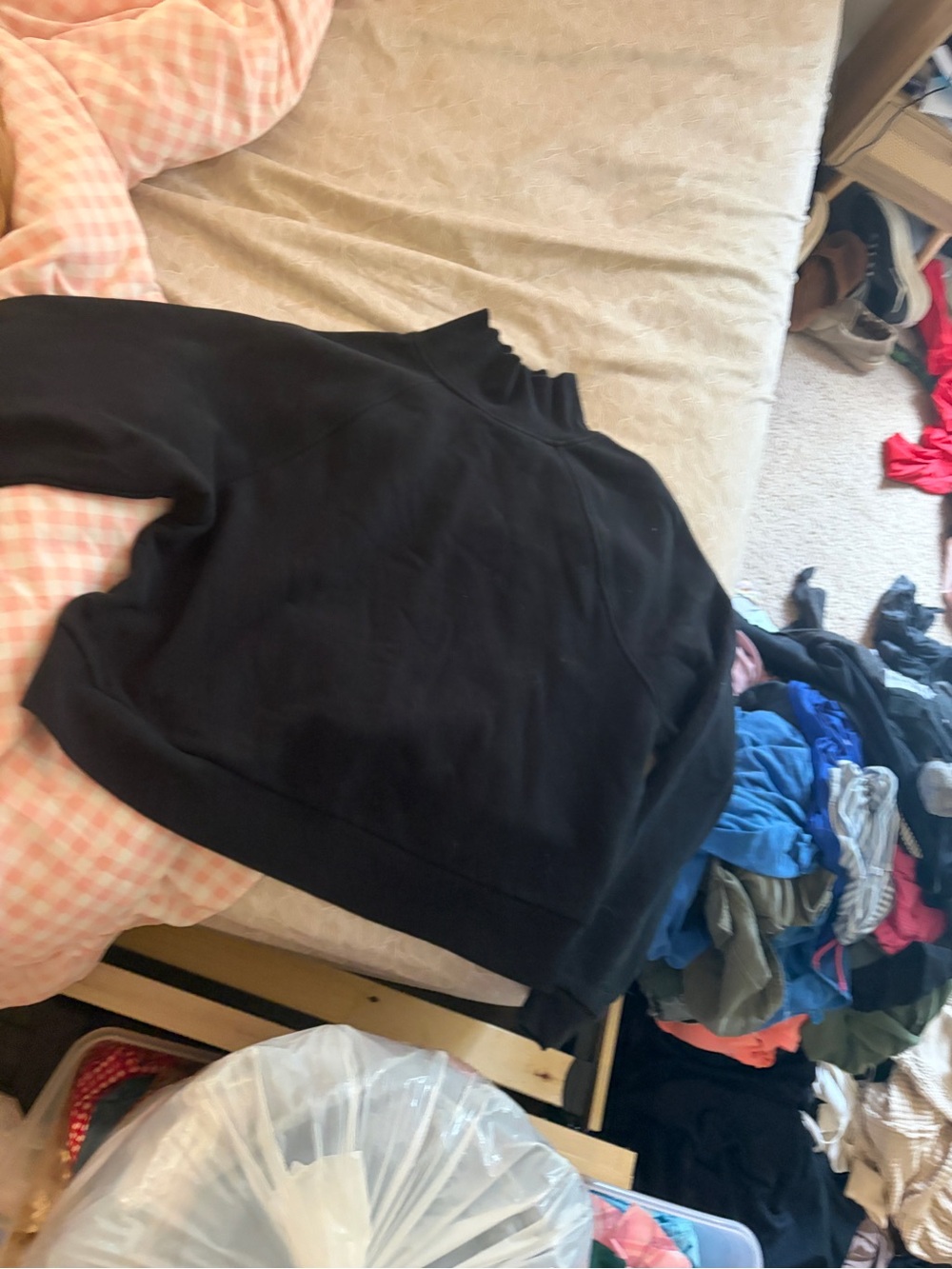 a new day Black Mock Neck Sweatshirt